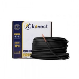 CABLE ELECTRICO CCA UNIPOLAR KONECT 10X100 METROS NEGRO