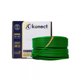 CABLE ELECTRICO CCA UNIPOLAR KONECT 10X100 METROS VERDE