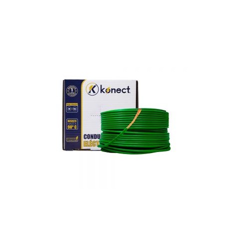 CABLE ELECTRICO CCA UNIPOLAR KONECT 14X100 METROS VERDE