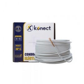 CABLE ELECTRICO CCA UNIPOLAR KONECT 10X100 METROS BLANCO