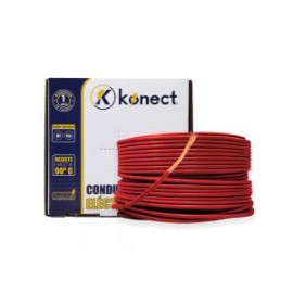 CABLE ELECTRICO CCA UNIPOLAR KONECT 10X100 METROS ROJO