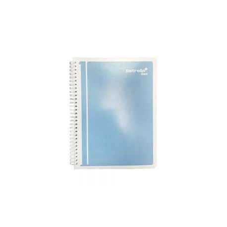 CUADERNO PROFESIONAL ESTRELLA UNICO 0717 CUADRO 7 MILIMETROS DOBLE ESPIRAL 100 HOJAS