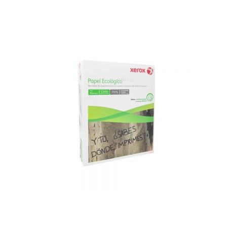 HOJA DE PAPEL TAMAÑO CARTA XEROX 003M02010 ECOLOGICO PAQUETE CON 500 PIEZAS