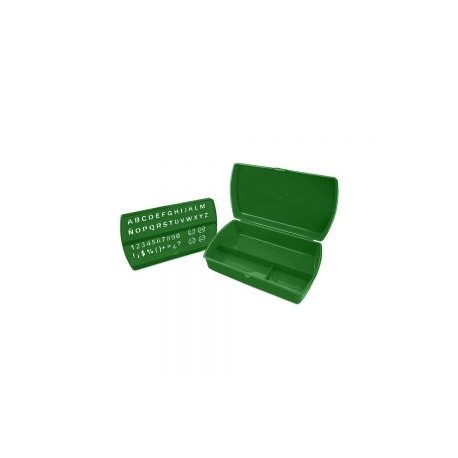 LAPICERA DE PLASTICO JANEL LAP103ES13 VERDE BANDERA MEDIANA CON PLANTILLA