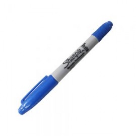 MARCADOR PERMANENTE SHARPIE TWIN 1805637 TIP AZUL PUNTO FINO DOBLE PUNTA