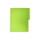FOLDER TAMAÑO CARTA DIEM NEON VERDE LIMON 12 PAQUETE CON 25 PIEZAS