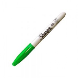 MARCADOR PERMANENTE SHARPIE FINE 1812765 VERDE PUNTO FINO