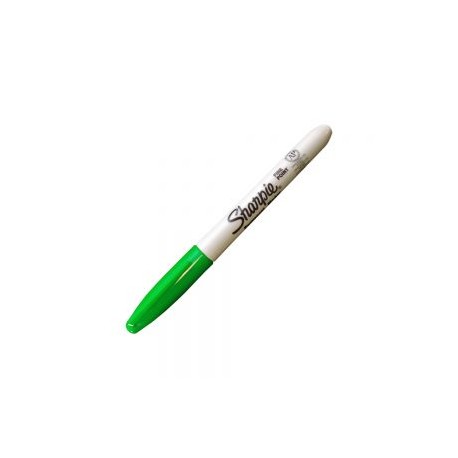 MARCADOR PERMANENTE SHARPIE FINE 1812765 VERDE PUNTO FINO