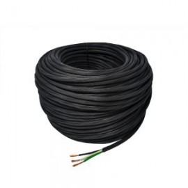 CABLE ELECTRICO CCA USO RUDO KONECT 3X12 100 METROS NEGRO