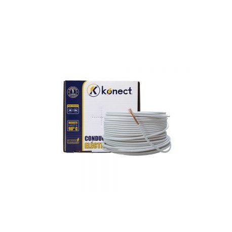 CABLE ELECTRICO CCA UNIPOLAR KONECT 8X100 METROS BLANCO