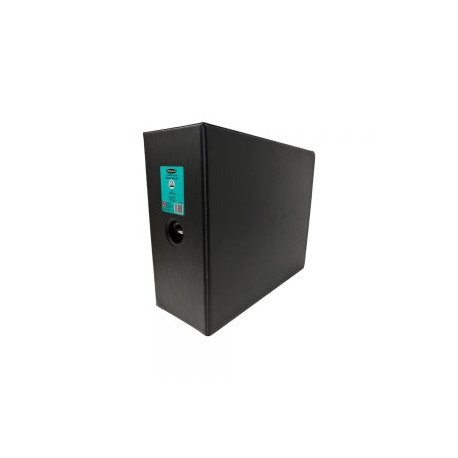 CARPETA DE CARTON SOLIDO Y VINIL ACCO P2712 NEGRO 5” ARGOLLA ”D” PANORAMICA