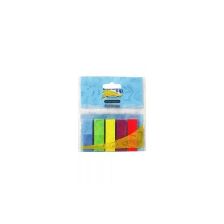 BLOCK DE NOTAS ADHESIVAS JANEL MEMO TIP 6570516795 125 SEÑALES PLASTICAS NEON 12.7 X 43 MILIMETROS