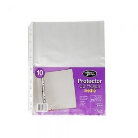 PROTECTOR DE HOJA ACCO WILSON JONES P3764 PAQUETE CON 10 PIE