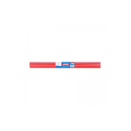 FORRO ADHESIVO JANEL KRISTAL ROJO 105  ROLLO DE 45 CENTIMETROS X 1.5 METROS
