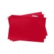 FOLDER TAMAÑO CARTA COLGANTE ACCO WILSON JONES P3639 ROJO PAQUETE CON 25 PIEZAS