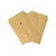SOBRE DE PAPEL KRAFT DIEM PAQUETE CON 25 PIEZAS GOLDEN TAMAÑO CARTA CON RONDANA