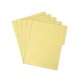 FOLDER TAMAÑO CARTA DIEM PASTEL AMARILLO 02 PAQUETE CON 100 PIEZAS