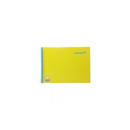 CUADERNO FORMA ITALIANA ESTRELLA 0172 CUADRO 5 MILIMETROS ESPIRAL 100 HOJAS