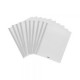 FOLDER MAE FCC-10TR CON 10 PIEZAS TRANSPARENTE TAMAÑO CARTA CON COSTILLA
