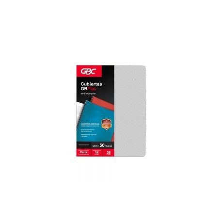 CUBIERTA PARA ENGARGOLAR GBC P3559 PAQUETE CON 50 PIEZAS TAMAÑO CARTA HUMO