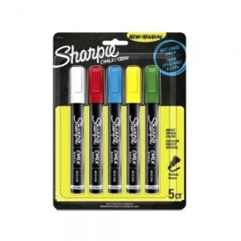 MARCADOR SHARPIE CHALK CON 5 PIEZAS COLORES SURTIDOS