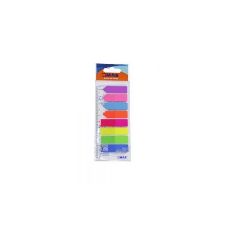 NOTAS DE INDICE MAE 21346 8 COLORES FLECHA Y RECTANGULAR