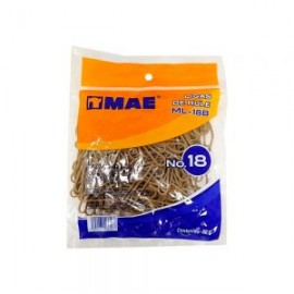 LIGA DE HULE MAE ML-18B NUMERO 18 NATURAL CON 80 GRAMOS