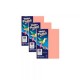 HOJA DE PAPEL DIEM PASTEL PAQUETE CON 100 PIEZAS SALMON 03 TAMAÑO CARTA 75 GRAMOS