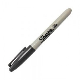 MARCADOR PERMANENTE SHARPIE FINE GRIS OSCURO PUNTO FINO