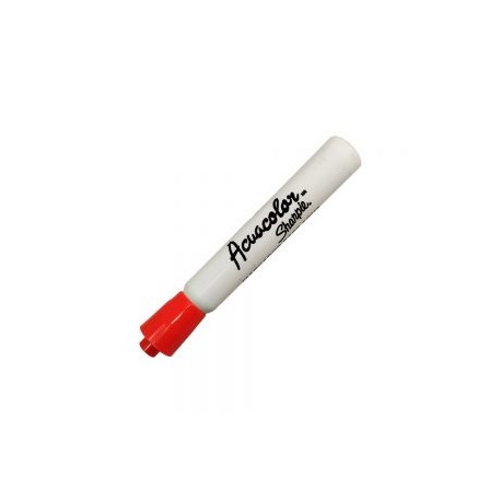 MARCADOR BASE AGUA SHARPIE 2184212 ACUACOLOR ROJO PUNTA CINCEL