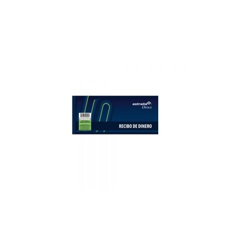 RECIBO DE DINERO ESTRELLA 0020 OFFICE PAQUETE CON 50 HOJAS