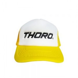 GORRA INSTITUCIONAL THORO AMARILLO BORDADO NEGRO UNITALLA