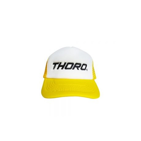 GORRA INSTITUCIONAL THORO AMARILLO BORDADO NEGRO UNITALLA