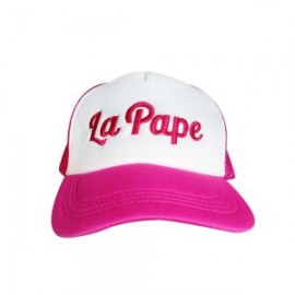 GORRA INSTITUCIONAL LA PAPE ROSA BORDADO ROSA UNITALLA