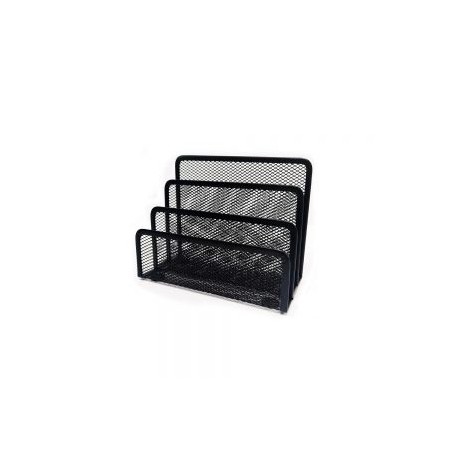 PORTA SOBRES DE MALLA MAE PSM-3 NEGRO DE 17.2 X 13 CENTIMETROS