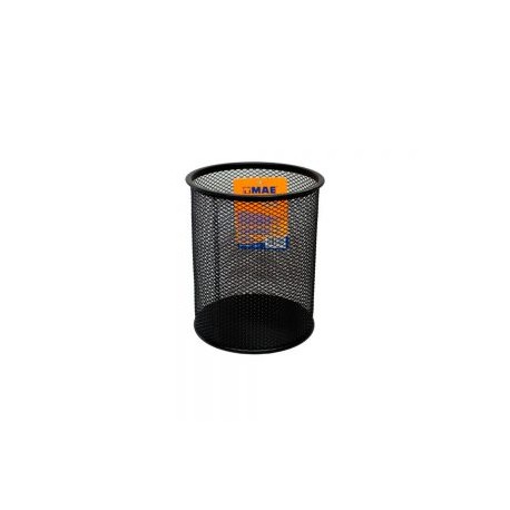 PORTA LAPICES DE MALLA MAE PLM NEGRO DE 9 X 10 CENTIMETROS