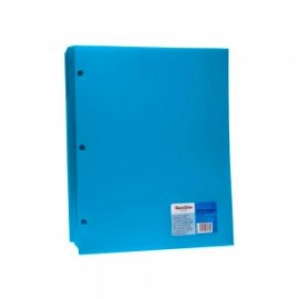FOLDER TAMAÑO CARTA PLASTICO BARRILITO CZP1 AZUL PARA CARPETA