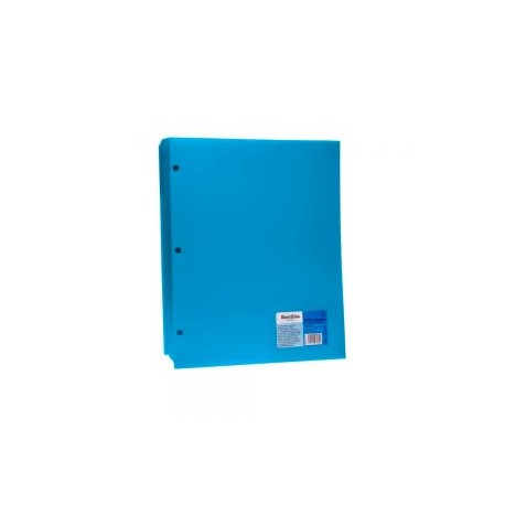 FOLDER TAMAÑO CARTA PLASTICO BARRILITO CZP1 AZUL PARA CARPETA