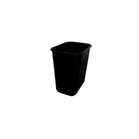 BOTE DE BASURA MAE M-571.2 NEGRO DE 12 LITROS DE 29.5 X 27 CENTIMETROS