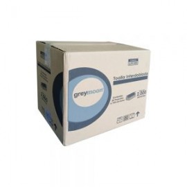 TOALLA INTERDOBLADA GREYMOON 20 X 100 PIEZAS