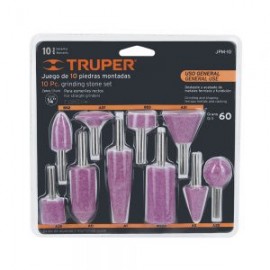 JUEGO DE MONTADAS ZANCO TRUPER JPM-10 DE 10 PIEZAS 1/4”