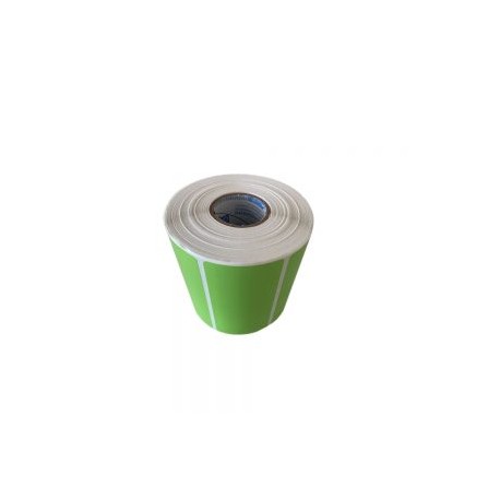 ETIQUETA TERMICA DIRECTO HOT MELT 102 X 51 MM FONDEADA VERDE