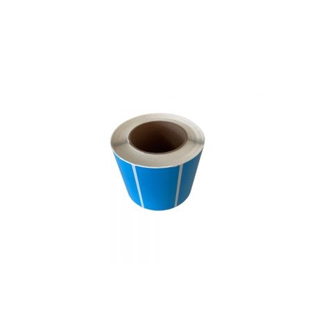 ETIQUETA TERMICA DIRECTO HOT MELT 102 X 51 MM AZUL