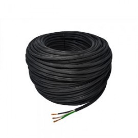 CABLE ELECTRICO CCA USO RUDO KONECT 3X10 100 METROS NEGRO