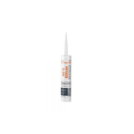 SELLADOR DE USO GENERAL TRUPER SIL-100B DE SILICON COLOR BLANCO