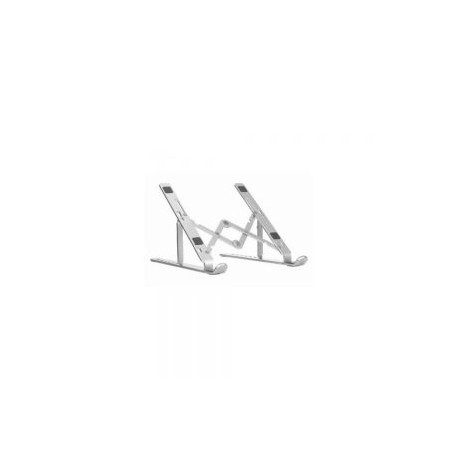 SOPORTE DE ALUMINIO, PLEGABLE, 7 ANGULOS AJUSTABLES P/LAPTOP, 1.8 A 17 PULGADAS, BROBOTIX 263564