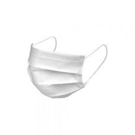 CUBREBOCA LCP-3720-B BLANCO 3 CAPAS CON CLIP DE NARIZ CON 50 PIEZAS
