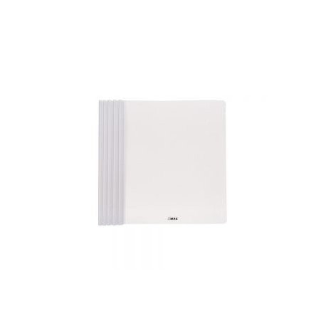 FOLDER CON COSTILLA MAE FCC-10TR PAQUETE CON 10 PIEZAS TRANSPARENTE TAMAÑO CARTA