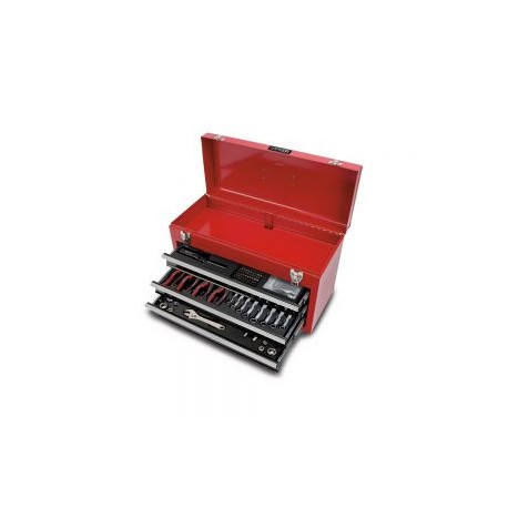 JUEGO DE DADOS Y ACCESORIOS COMBINADOS URREA JCM01 CON 178 PIEZAS EN CAJA METÁLICA