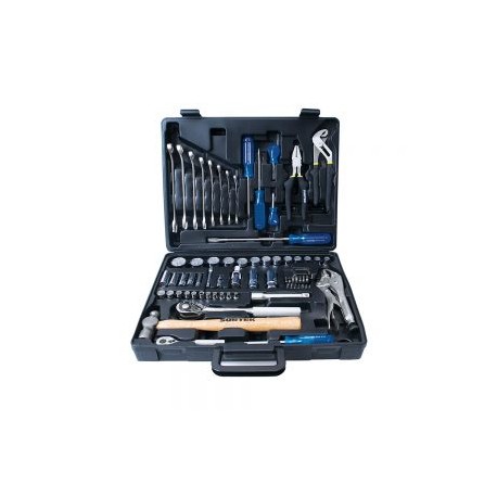 JUEGO COMBINADO SURTEK F4458AM DE 70 PIEZAS MÉTRICOS PARA TRABAJOS PROFESIONALES